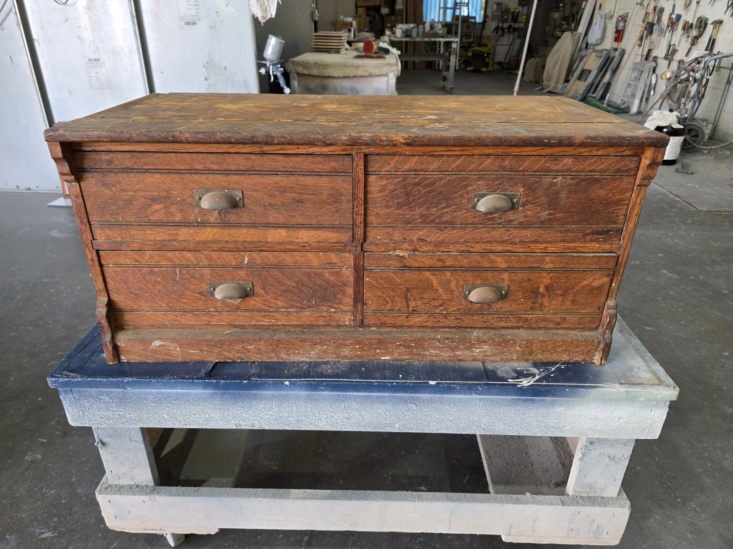 New cabinetry finishing